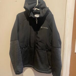 Kids Columbia brand hooded full-zip jacket